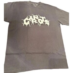 New Carrots Roots T-shirt M Gray Short Sleeve Medium Spell out Streetwear Hype